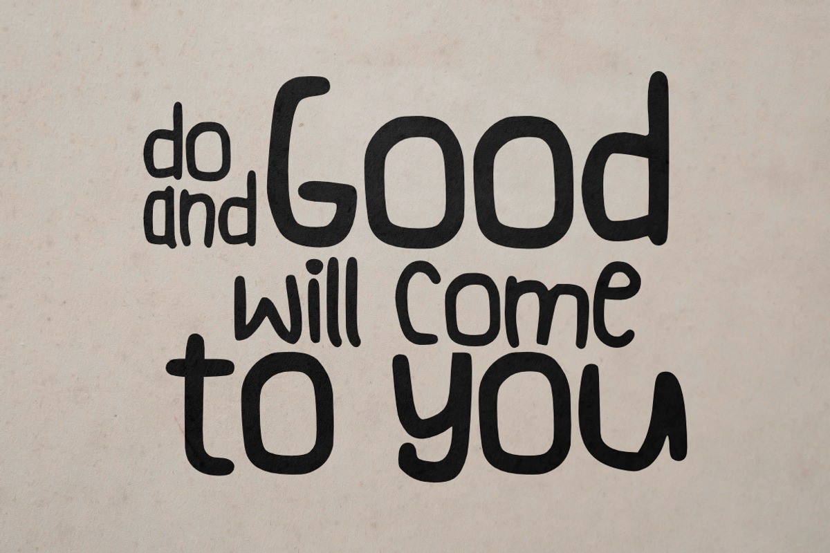 Simple Thing, a Sans Serif Font by YandiDesigns (Photo 4 of 4)