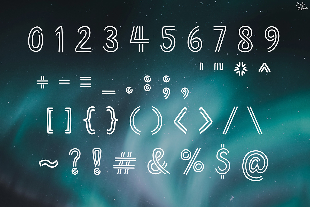 Aurora | Duo line style handwriting, a Handwritten Font by LivelyAutumn11.11 (Photo 3 of 5)
