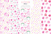 Watercolor Unicorn Design Set, a Decorative Illustration by LarysaZabrotskaya (Thumbnail 6 of 10)
