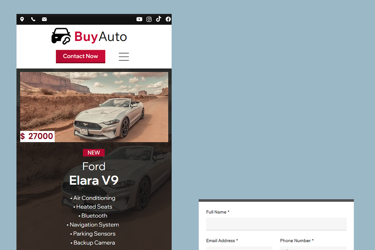 Car Dealer & Showroom Website preview 8