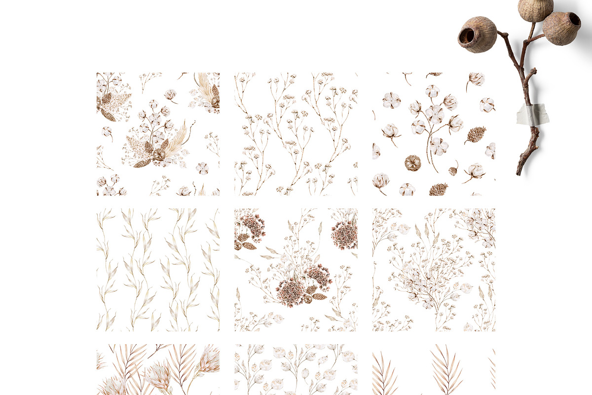 Boho winter atmosphere, a Decorative Illustration by astelenadesign (Photo 9 of 10)