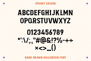 Spooky Saloon, a Font by Marla Jeken Design (Thumbnail 2 of 3)