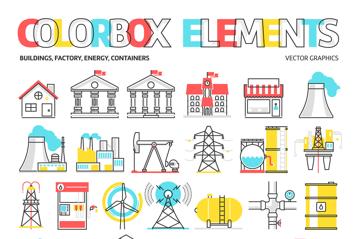 Color box icons bundle, an Icon by Howcolour (Photo 25 of 34)