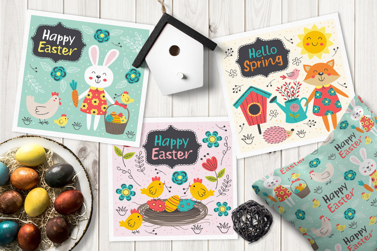 Hello Spring collection, an Animal Illustration by NataKa (Photo 8 of 9)