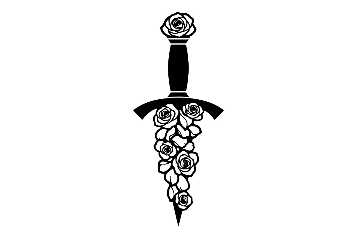 Ornamental Dagger Silhouette Bundle, an Object Illustration by Gaye Art (Photo 30 of 31)