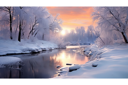 mountain reflection evening snow, a Nature Photo by pikepicture
