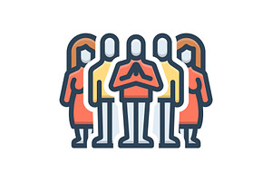 Culture civilization color icon, a Duotone Icon by Creative priyanka