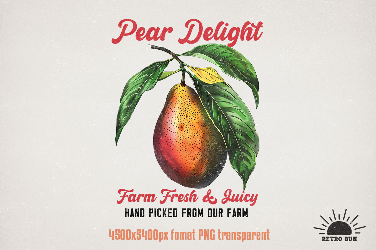 Vintage Fruits Sublimation Bundle, an Object Graphic by GlitterCraft (Photo 14 of 21)