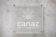 Canaz Cannabis Hemp Marijuana Logo, a Branding & Logo Template by Tovarkovdesign (Thumbnail 2 of 6)