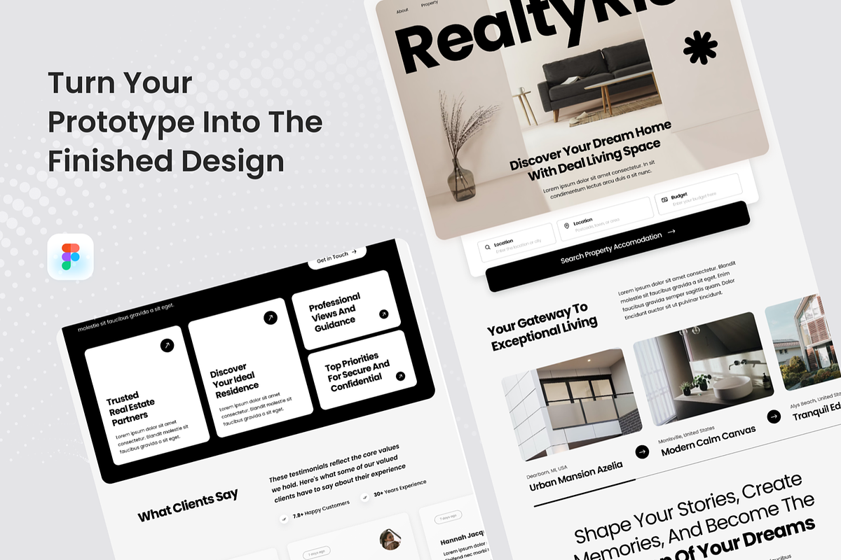 Real Estate Property Landing Page, a Landing Page Template by SquidPixey (Photo 4 of 5)