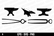 Set of anvils,hammers and design, an Object Graphic by Vectorhight (Thumbnail 3 of 3)