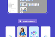 DoctorPlus - Medical Doctor App UI, an UI Kit Template by DesignsLab (Thumbnail 3 of 9)