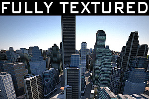 Huge LowPoly City Textured