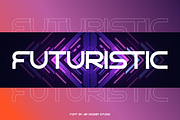 Gostane - Futuristic Tech Font, a Sans Serif Font by QR Design Studio (Thumbnail 2 of 7)