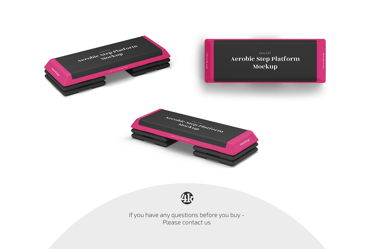 Aerobic Step Platform Mockup Set, a Product Mockup by Country4k (Photo 4 of 4)