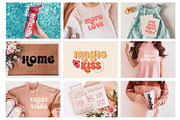 Groovy Bundle - 8 Retro Fonts, a Handwritten Font by BarcelonaShop (Thumbnail 7 of 7)