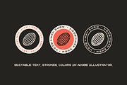 Editable Logo Badge Builder Set, a Poster Template by softulka (Thumbnail 8 of 9)