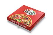Pizza Box Mockup, a Packaging Mockup by mockupbuys (Thumbnail 11 of 11)