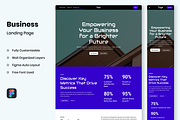 Business - Landing Page Template, a Websites & App Template by RPWDS (Thumbnail 1 of 3)