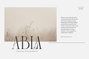 Roabla - Modern Ligature Font, a Serif Font by Nirmana Visual (Thumbnail 2 of 11)