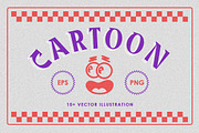Cartoon Vectors Illustration, an Object Graphic by Brew & Butcher Studio (Thumbnail 1 of 6)