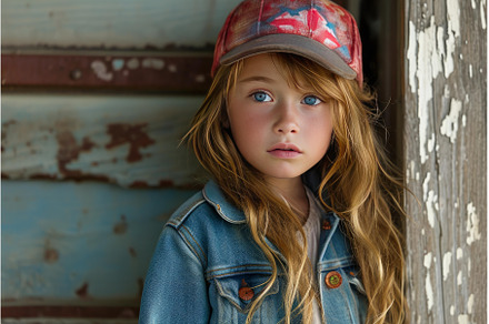 Confident American stylish girl with, a Beauty & Fashion Photo by Ylivdesign