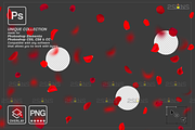 RED Rose Petals photo overlays, an Object Graphic by 2SUNS (Thumbnail 2 of 10)