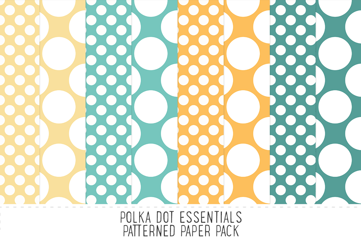 Lemon & Teal Pattern Paper Pack, a Pattern Graphic by Angie Sandy (Photo 2 of 2)