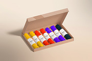 European Mailing Box Mockup, a Packaging Mockup by WebAndCat (Thumbnail 9 of 15)