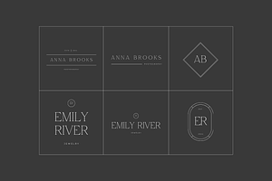 Minimal Logo Kit Templates Vol.4