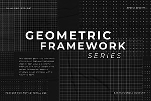 Geometric Framework Series, a Background Graphic by Pitchlook.Studio