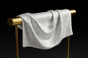 Elegant Silk Scarf Gold Bar Mockup, an Apparel Mockup by Luuqas Design (Thumbnail 2 of 3)