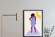 WOMEN & FLOWERS modern line art, an Illustration by ArtOLB (Thumbnail 3 of 11)