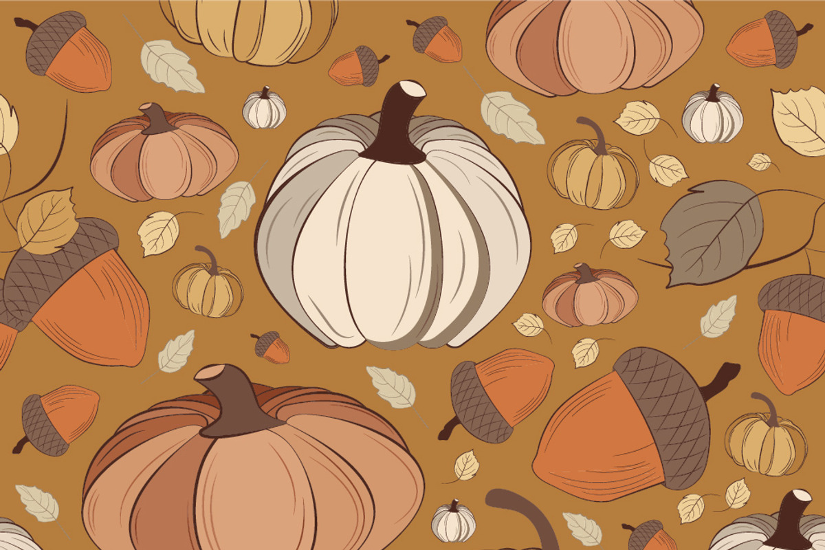 Set of Vintage Fall Patterns, a Pattern Graphic by JYa_Design (Photo 7 of 8)