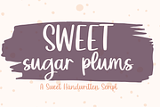Sweet Sugar Plums - A Sweet Script, a Script Font by Designing Digitals (Thumbnail 1 of 9)