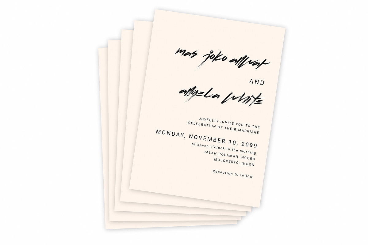 Flow | Experimental Brush Font, a Handwritten Font by Ardana Creative (Photo 4 of 16)