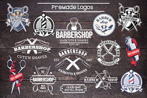 Barber Shop Logo Constructor