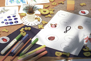 Activities for kids. Numbers, an Education Illustration by ArtSpotVeronika (Thumbnail 5 of 5)