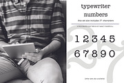 Procreate Typewriter Font numbers, a Brush Add-On by Nancy Ingersoll (Thumbnail 3 of 5)