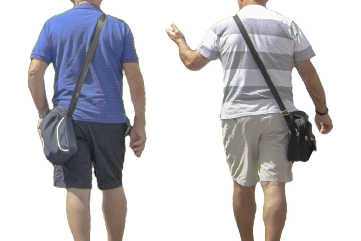 Two seniors men walking, a Person Photo by DanFLCreativo (Photo 1 of 2)