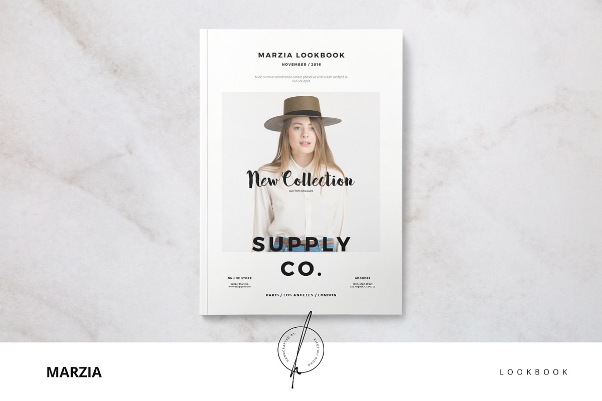 Marzia Lookbook, a Brochure Template by Loc Tropis (Photo 1 of 6)