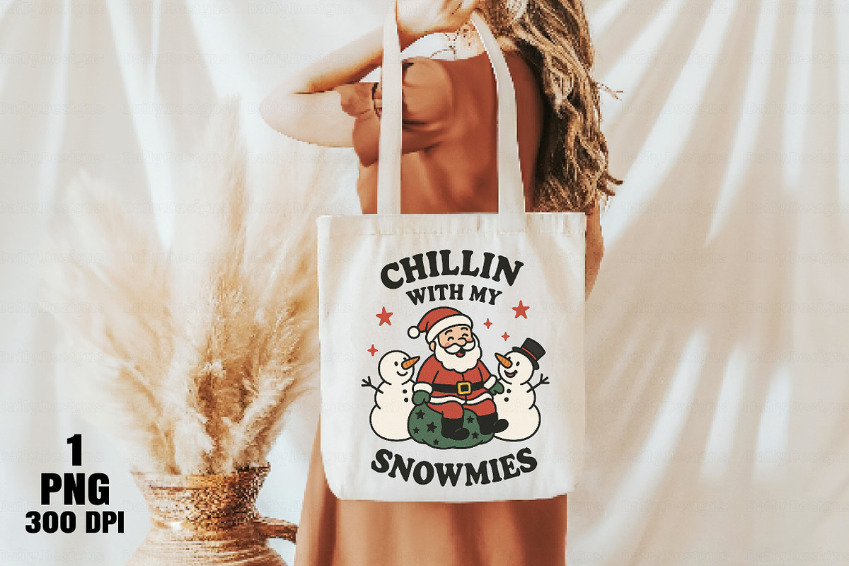 Funny Christmas PNG Cute Santa, an Illustration by Daily.Designs (Photo 2 of 10)