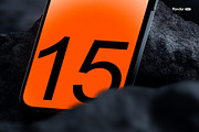 iPhone 15 Pro Mockup, an iPhone Mockup by Renderteam (Thumbnail 4 of 10)