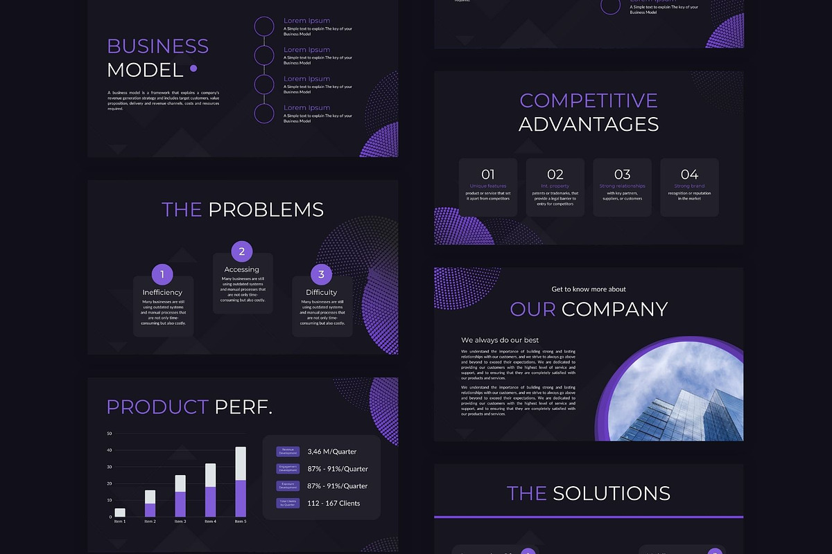 Dark Modern Pitch Deck Presentation, a Presentation Template by Jogiia Digital (Photo 6 of 6)