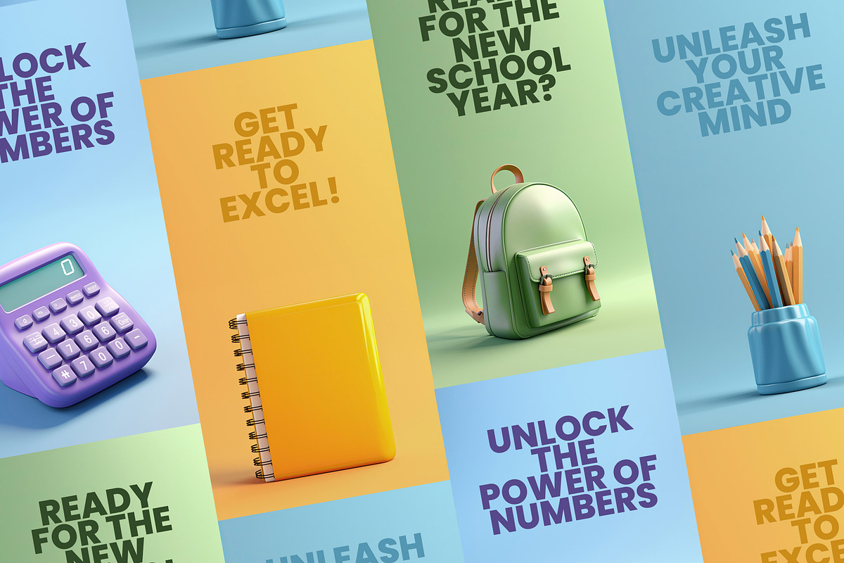 Back to School Instagram + Images, a Social Media Template by Design District (Photo 1 of 4)