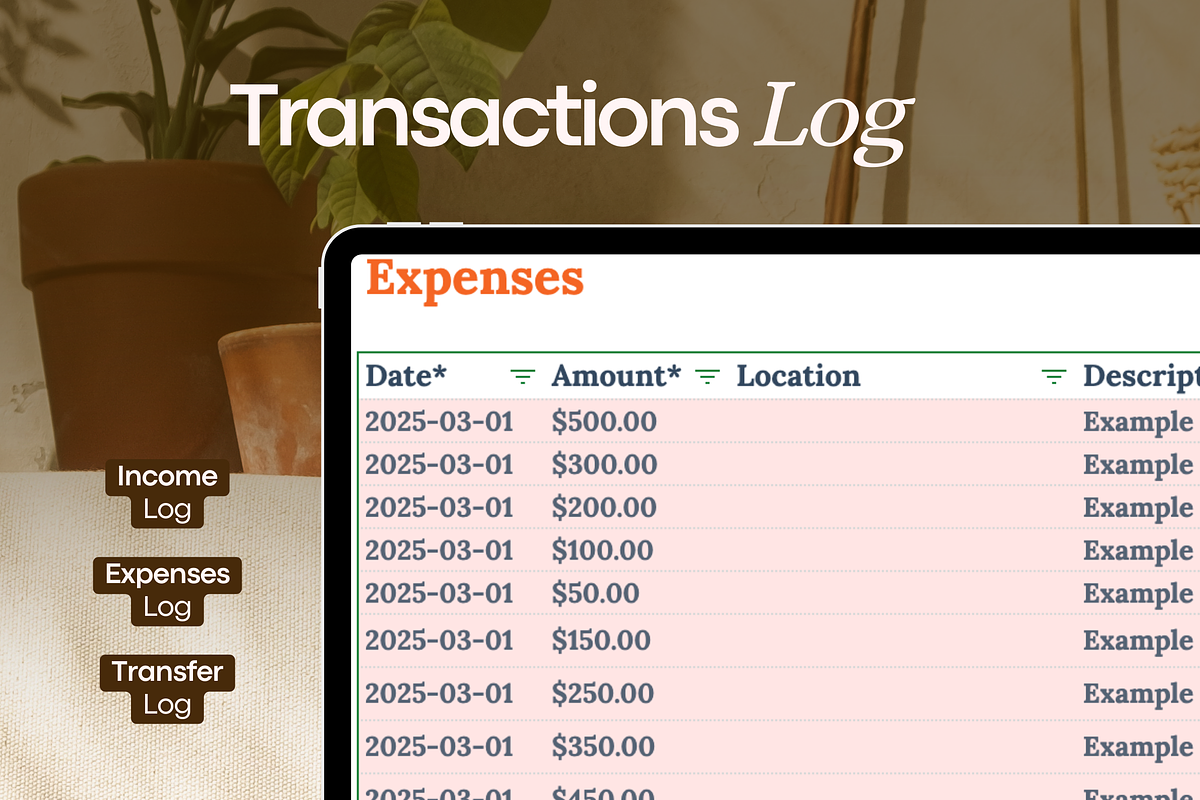 Monthly Budget Spreadsheet – Google, a Templates & Theme by vitalinagerman (Photo 8 of 11)