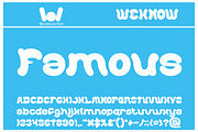 wealth and famous, a Font by weknow (Thumbnail 3 of 5)
