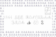 1864 GLC Monogram Set, a Font by GLC Foundry (Thumbnail 3 of 3)