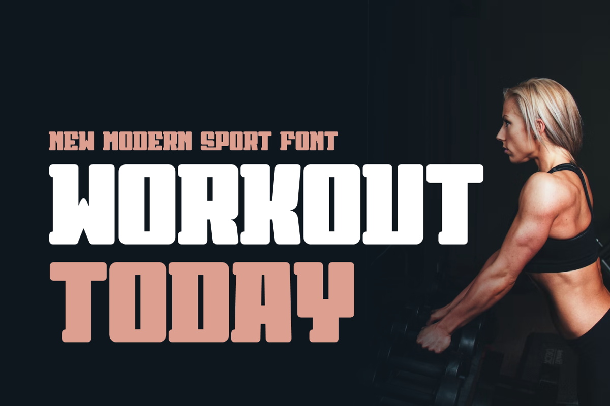 Sport Sobenor, a Sans Serif Font by QR Design Studio (Photo 3 of 7)