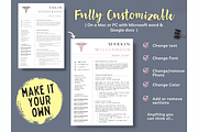 Doctor Resume Template Word,, a Resume Template by Climbwithelevator (Thumbnail 3 of 6)